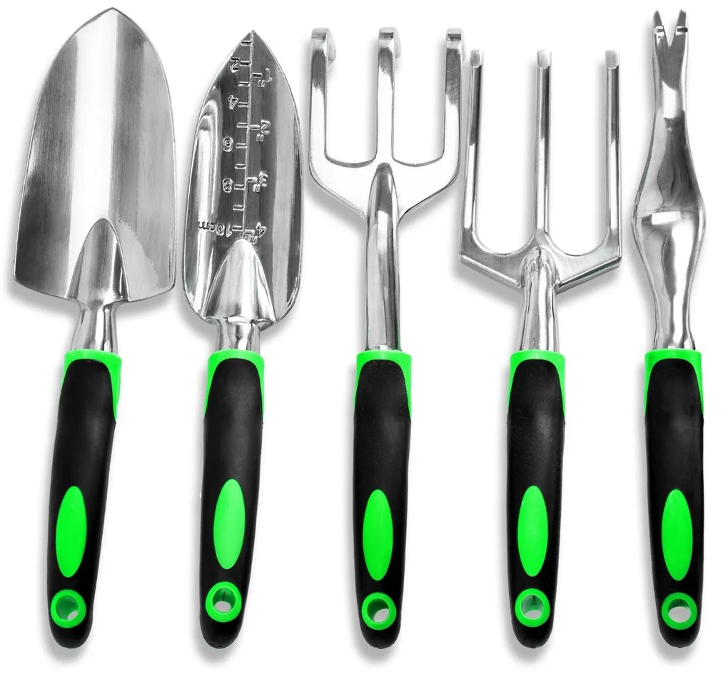 Súprava 5 ks záhradného náradia FUNAF zelená