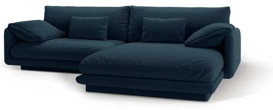 Tmavomodrá rohová pohovka (pravý roh) Torino – Micadoni Home