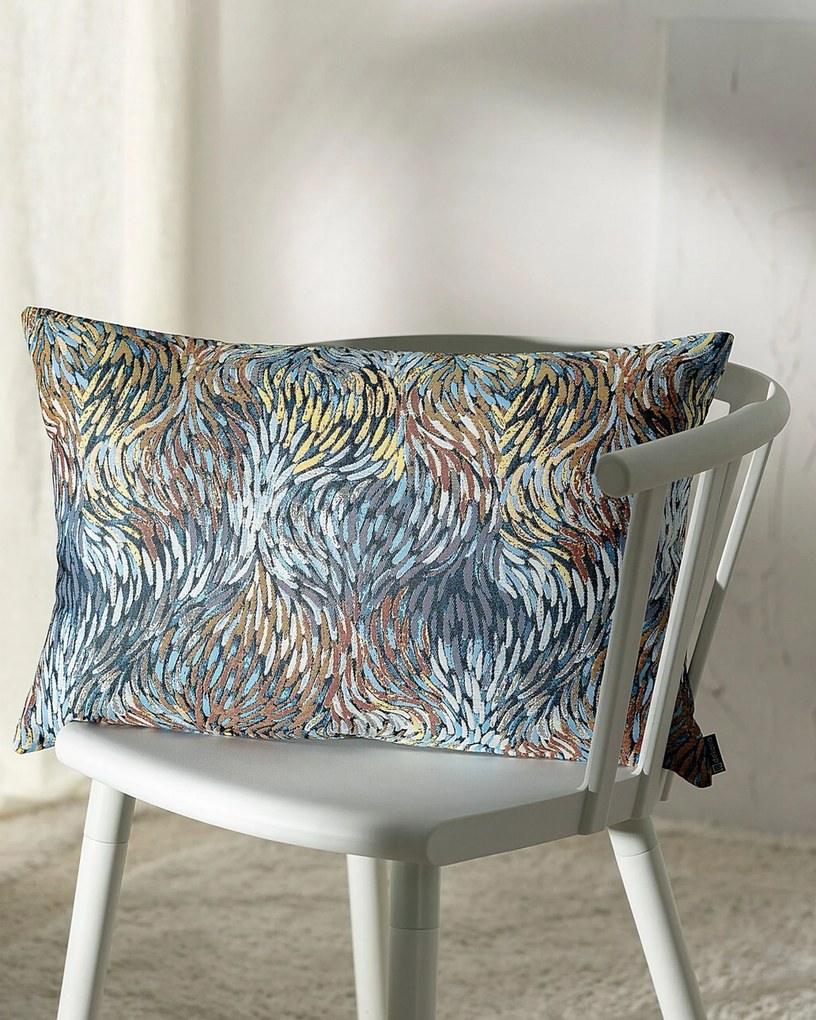 Karin - jednoduchá obliečka, 60x40cm farba produktu viacfarebná látka zapletaná, vzorované