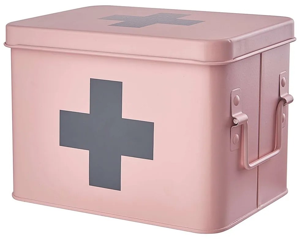 MEDIC Box na lieky - sv. ružová