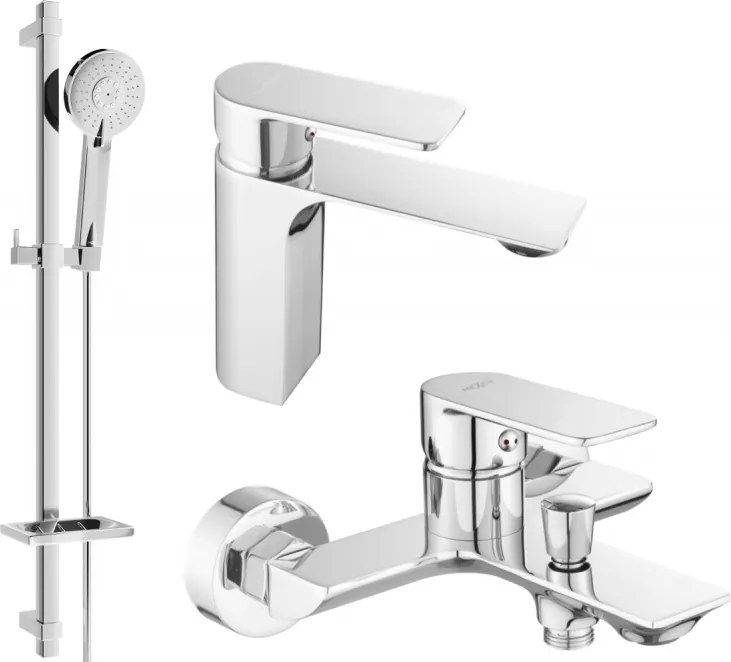 Mexen Alexa DQ40 vaňová súprava, chrómová - 71203DQ40-00