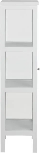 Biela vitrína Actona Eton, výška 136 cm
