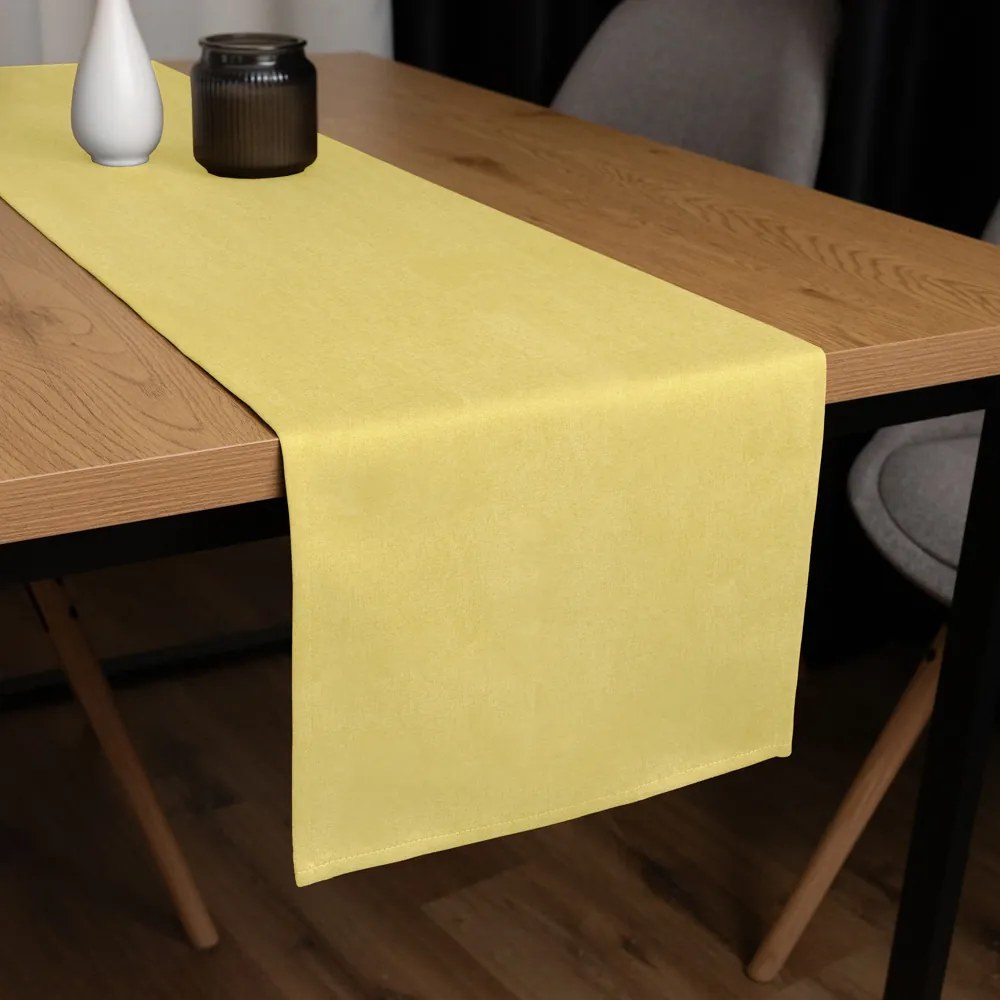 Biante Dekoračný behúň na stôl BKW-209 Žltozelené žíhanie 45x140 cm