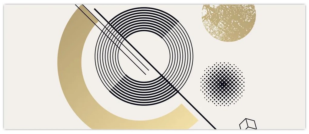 Obraz - Geometrické tvary N⁰2 (120x50 cm)