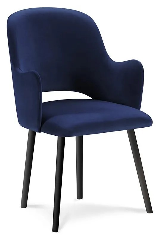 Sada 2 ks Zamatová stolička Laelia dĺžka 54 × šírka 50 × výška 85 cm MILO CASA