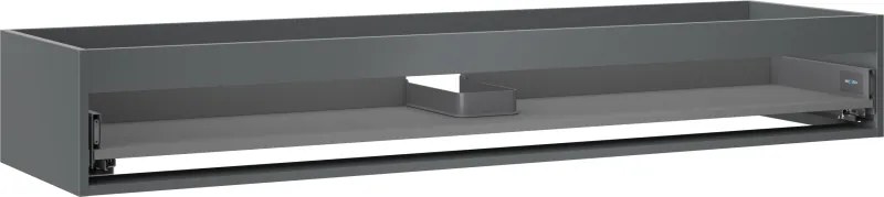 Mexen Box-A, závesná skrinka 160 cm, 1 zásuvka, grafitová matná, 91AX0-1600-235-1-66