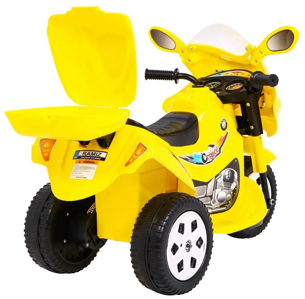 RAMIZ ELEKTRICKÁ MOTORKA BJX-088 - ŽLTÁ - 1x18 W - 1x 6V/4,5Ah - 2023