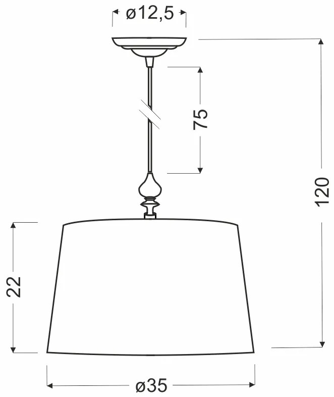 Candellux Strieborný závesný luster Gillenia pre žiarovku E27 31-07155