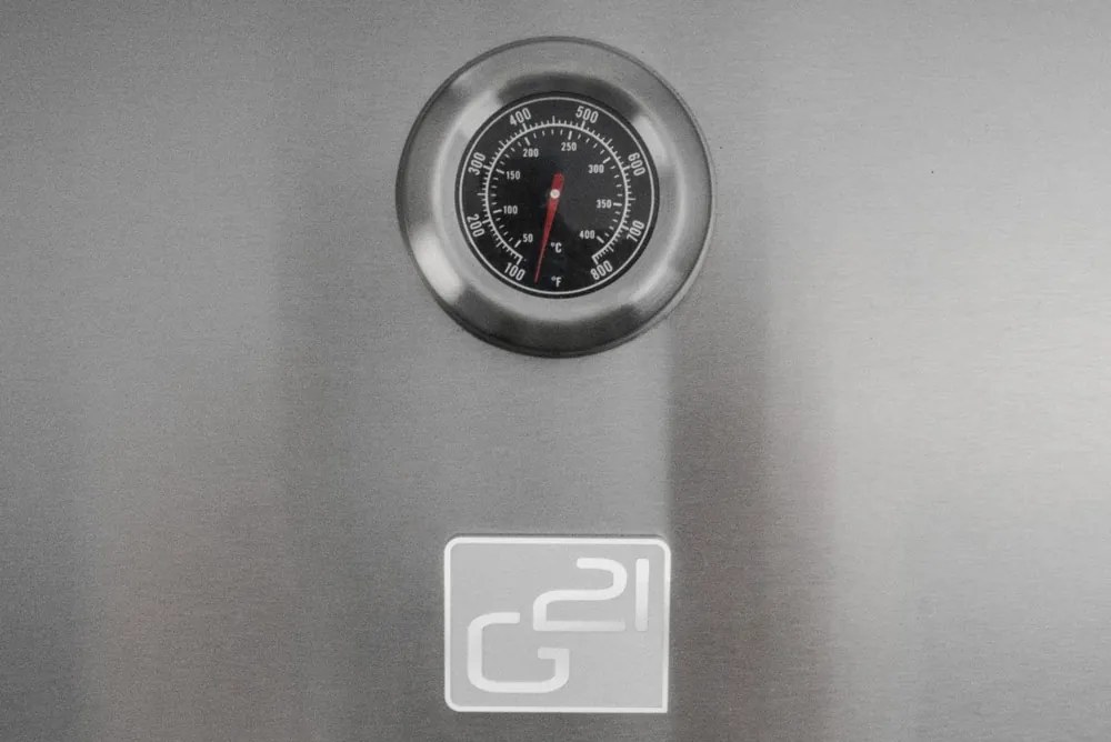 Plynový gril OKLAHOMA BBQ, 3 horáky, s redukčným ventilom, strieborná Penta CZ