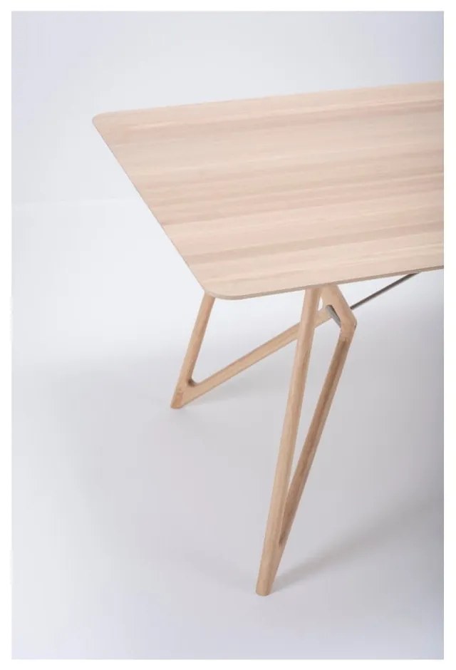 Jedálenský stôl s doskou z dubového dreva 220x90 cm Tink - Gazzda