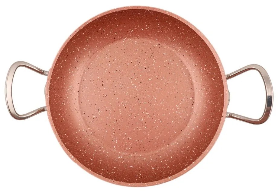 Ružová hliníková panvica Güral Porselen Classic, ø 22 cm