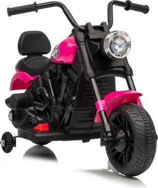 Elektrická motorka STAR ružová