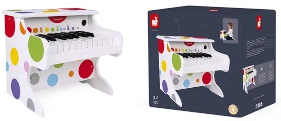 Janod - Elektronické klávesy CONFETTI na 4xAA batérie