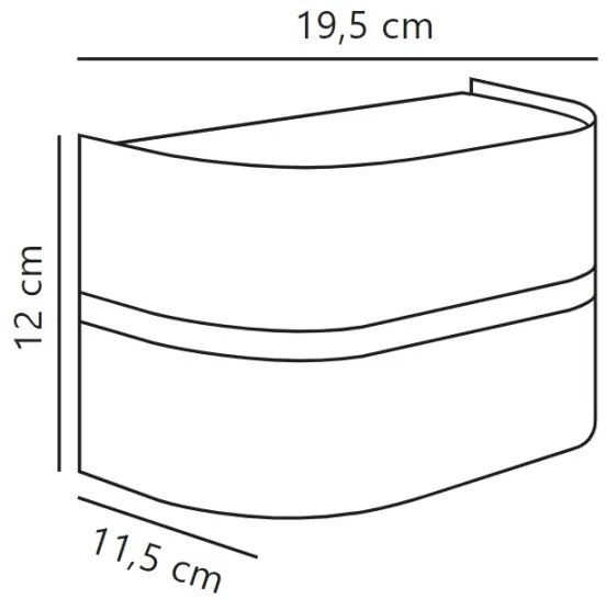 Nordlux - Vonkajšie nástenné svietidlo SIBELIS 1xE27/10W/230V IP44 antracit