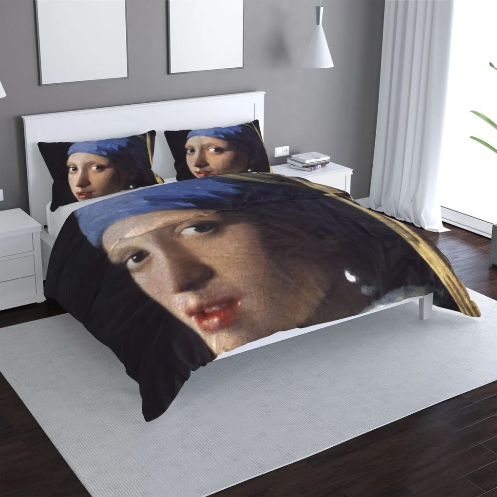 Sablio Obliečky Dievča s perlou - Johannes Vermeer - 140x220 / 90x70