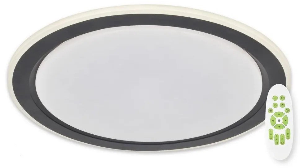 Top Light - LED Stmievateľné stropné svietidlo NORMAN LED/60W/230V čierna + DO