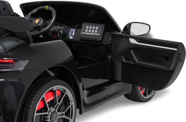 Elektrické autíčko Porsche 911 GT3 pretekárske čierne