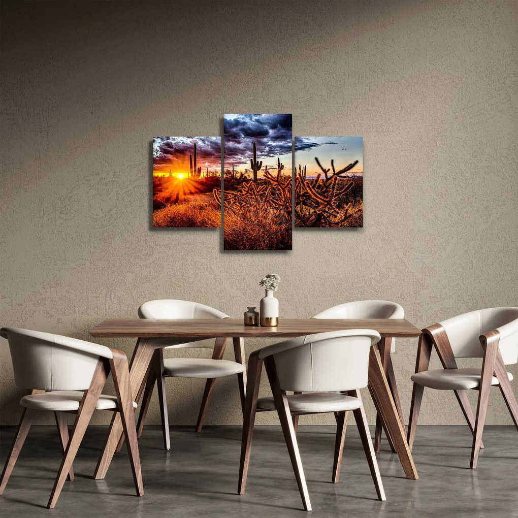 Obraz - Zlatá hodinka púšte (90x60 cm)