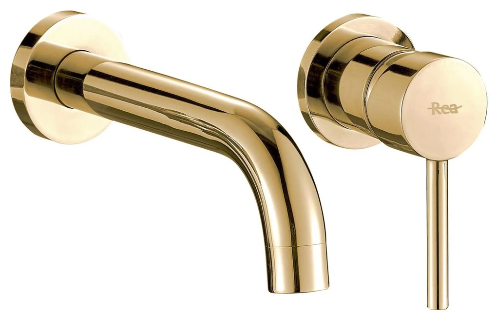 Rea Lungo - podomietková umývadlová batéria, iBox, zlatá lesklá, REA-B8559