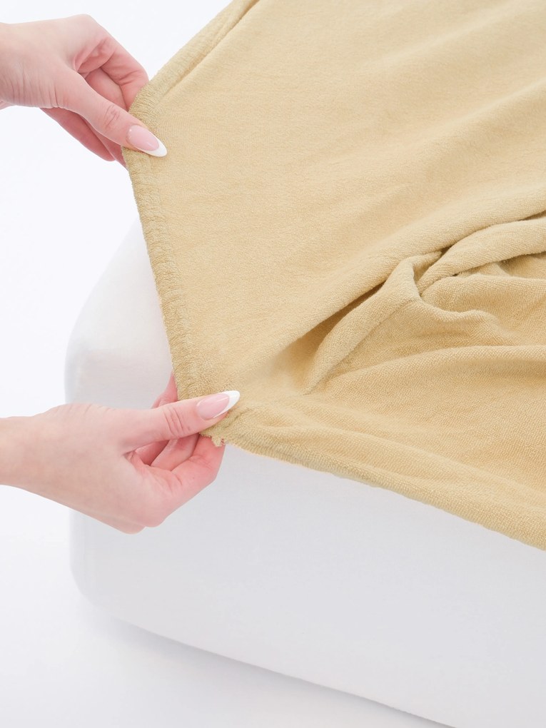 Froté plachta 180 × 200 cm - béžová