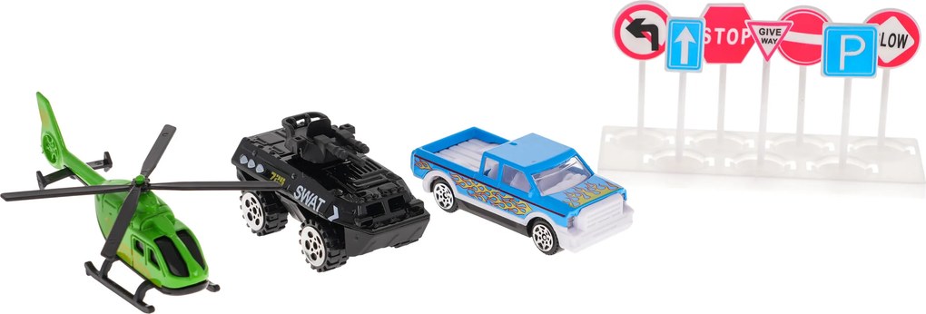 Ramiz Veľká interaktívna garáž pre deti 3+ Elektrický výťah + rohož + 2 kovové autíčka + príslušenstvo