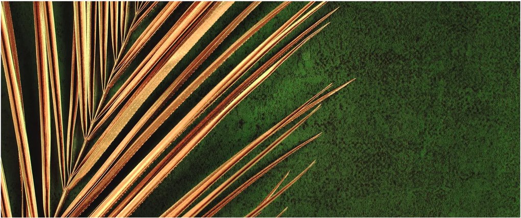 Obraz s listom (120x50 cm)