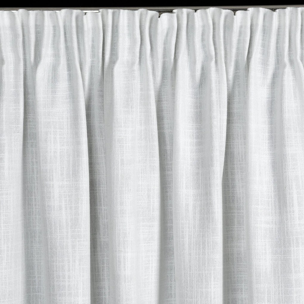 ZÁVES NA PÁSKE ROSI1 140X270 CM BIELA