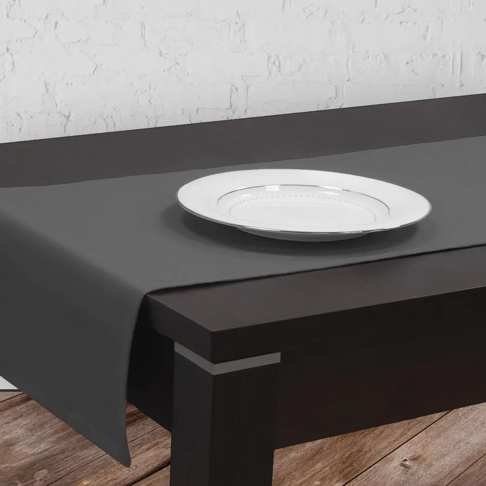 Dekorstudio Teflónovy behúň na stôl BP33 - tmavo sivý Rozmer behúňa (šírka x dĺžka): 40x130cm