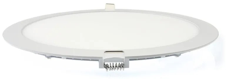 BERGE LED panel kruhový - 300x300x17mm vstavaný - 24W - 230V - 1900Lm - neutrálny