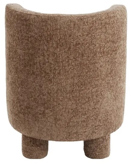 Tmavohnedé kreslo Kamova – Light &amp; Living