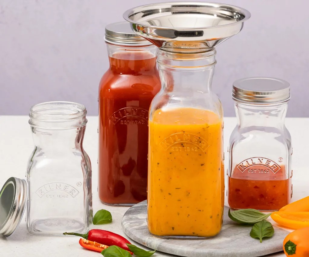 Kilner Juice & Sauce fľaša so širokým hrdlom 1 l