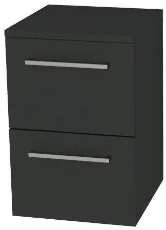 Mereo, Mereo Bino, kúpeľňová skrinka spodná 50 cm, Multidecor, Šedá antracit, MER-CN694SEAN