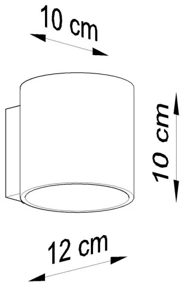 Sollux SL.0050 - Nástenné svietidlo ORBIS 1 1xG9/40W/230V biela