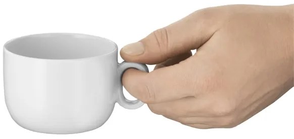 WMF - SADA 2x Šálka na cappuccino s podšálkou BARISTA 160 ml biela