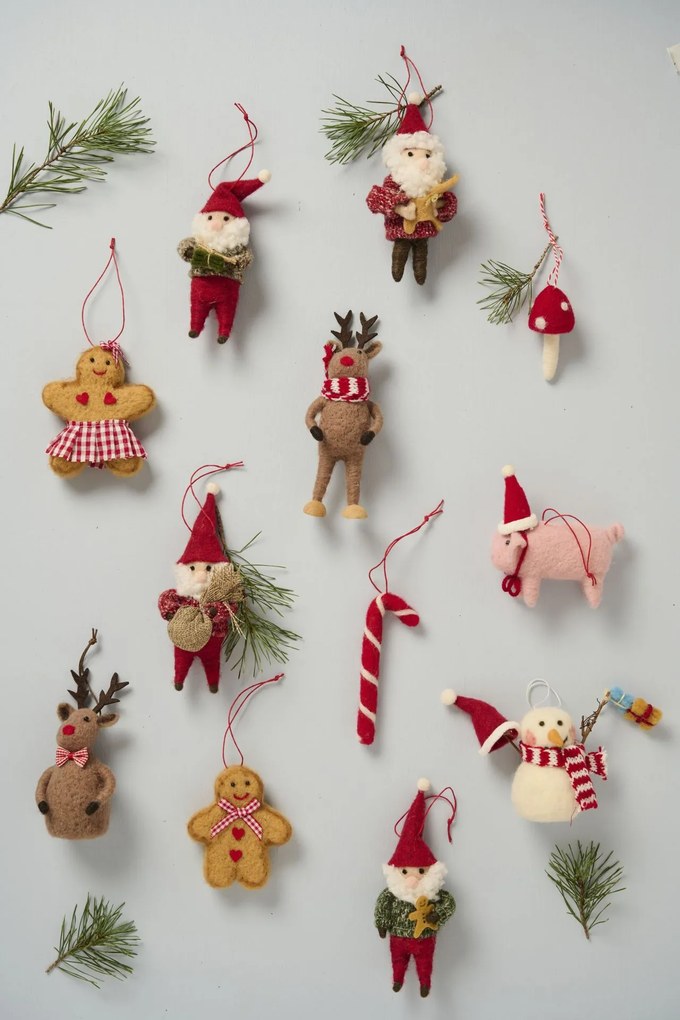 Ib Laursen Plstená ozdoba Rudolf Reindeer