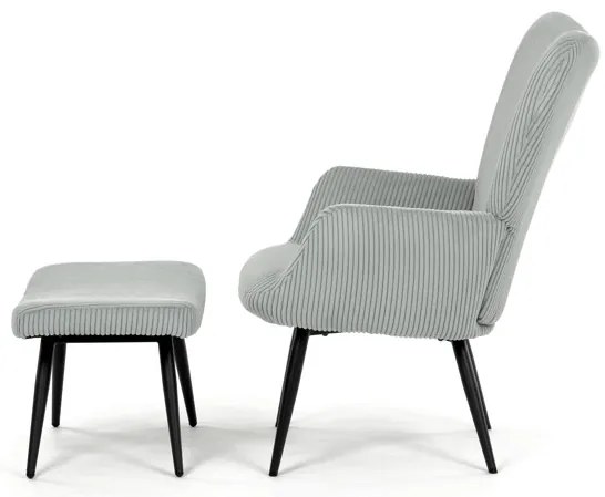 Autronic BONTEC Relaxačné kreslo, modrá, menčestrová látka, AK-L7285 BLUE6 Farba: Zelená