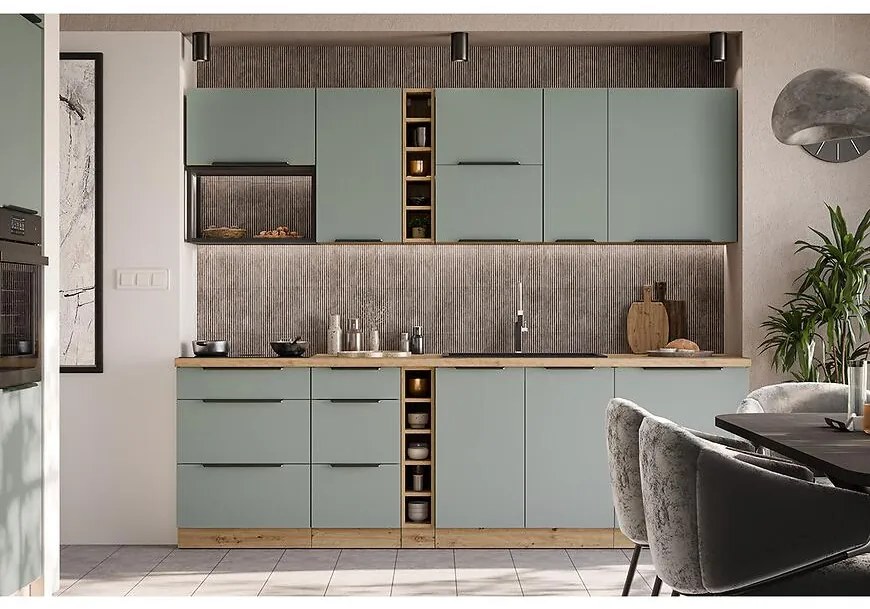 Kuchynská linka Aria SA/AR 255 cm bez kuchynskej dosky