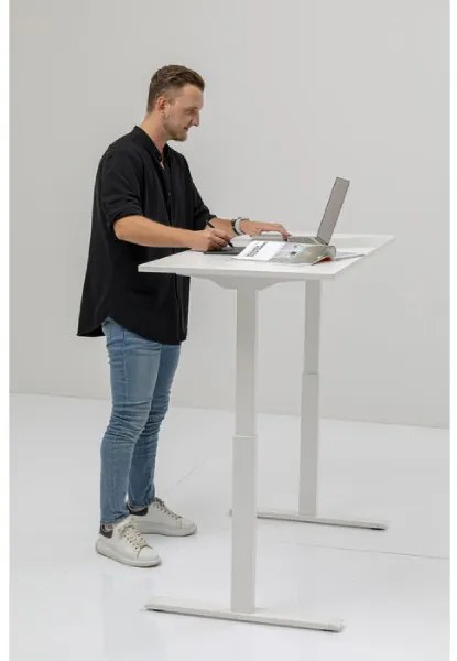 Office Smart písací stôl 140x60 cm biely