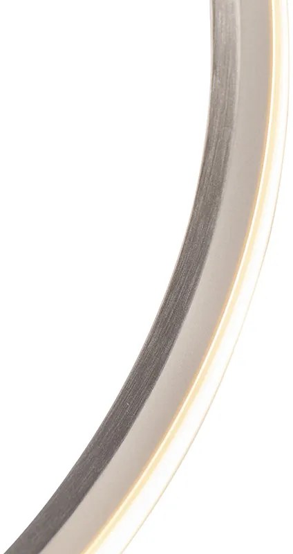 Dizajnové stropné svietidlo oceľové stmievateľné vrátane LED - Viola Due