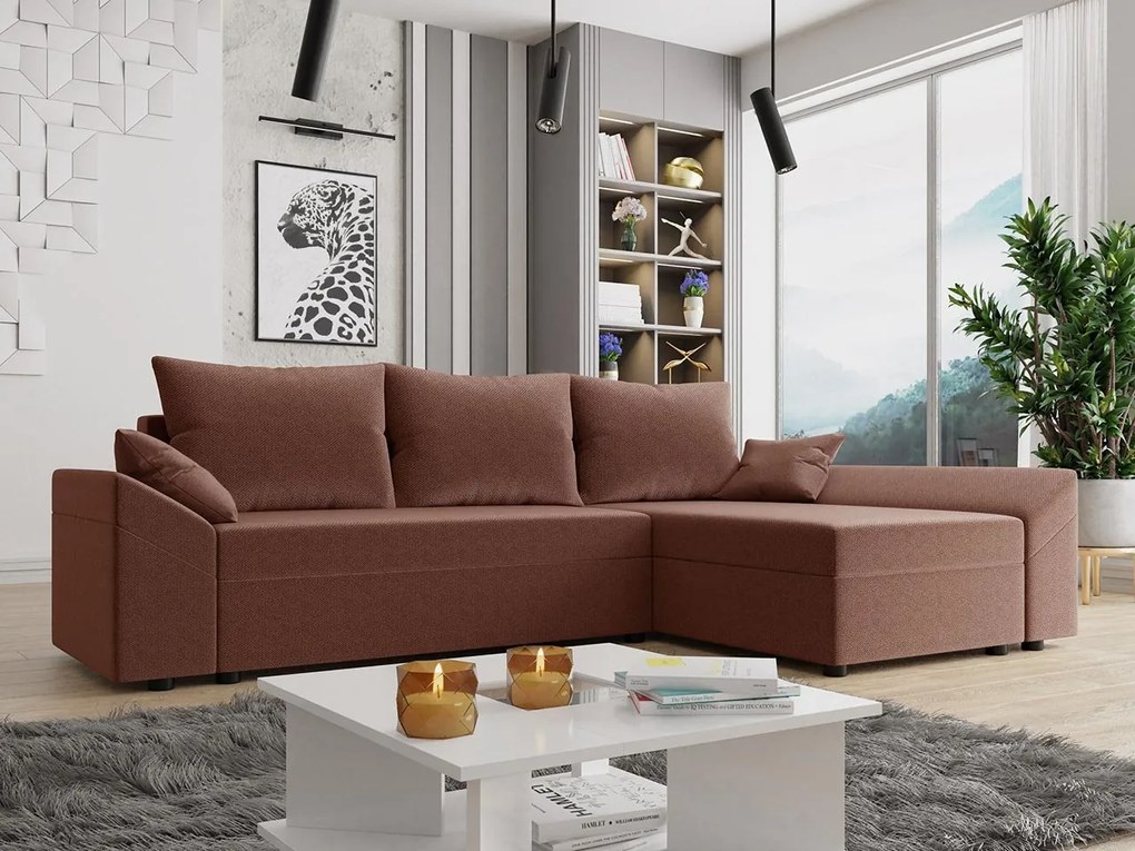 Rohová sedačka Peltata Lux, Dostupné poťahy: Muna 02 + Muna 03