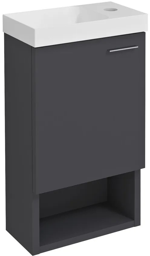 Sapho Sapho, LATUS XI umývadlová skrinka 30x53x16,5cm, antracitový mat, LT711-3434
