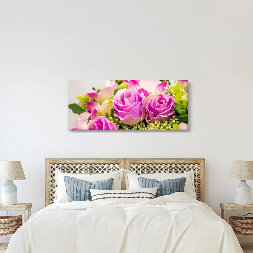 Obraz ruží (120x50 cm)