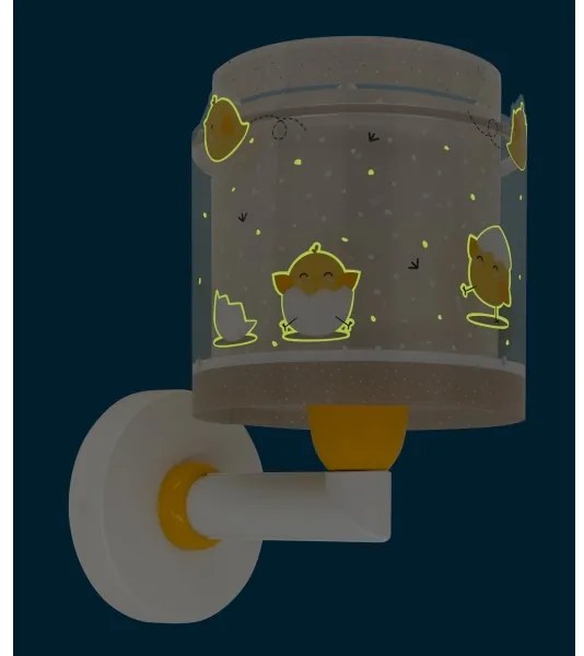 Dalber 76879 - Detské nástenné svietidlo BABY CHICK 1xE27/15W/230V