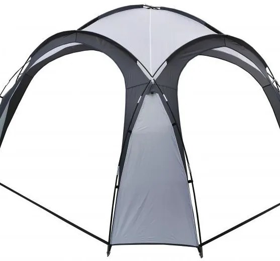 Pavilónový stan na záhradný piknik 3,5 x 3,5 m sivý