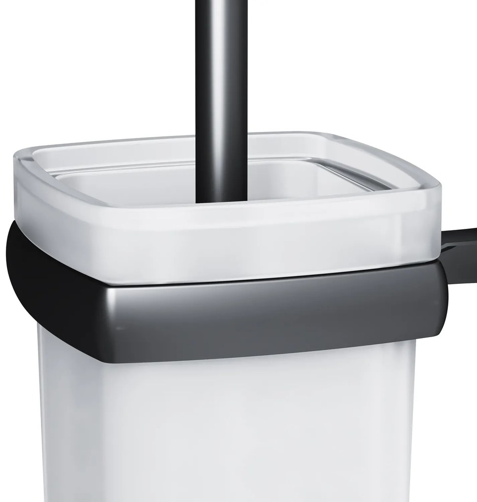 Toaletná kefa AM.PM Gem AGA33422 nástenná, čierna