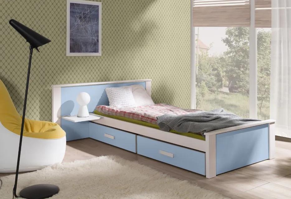 Detská posteľ ALDO PLUS | 90 x 200 cm Prevedenie: Borovica prírodná