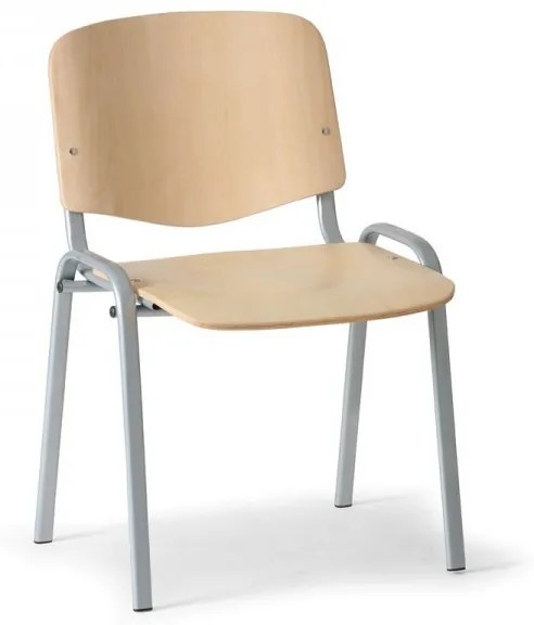 Drevená stolička ISO - sivé nohy
