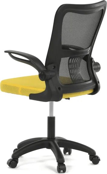 Detská otočná stolička žltá KA-K2006 YEL