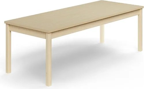 Stôl DECIBEL, 1800x700x590 mm, akustický HPL, breza
