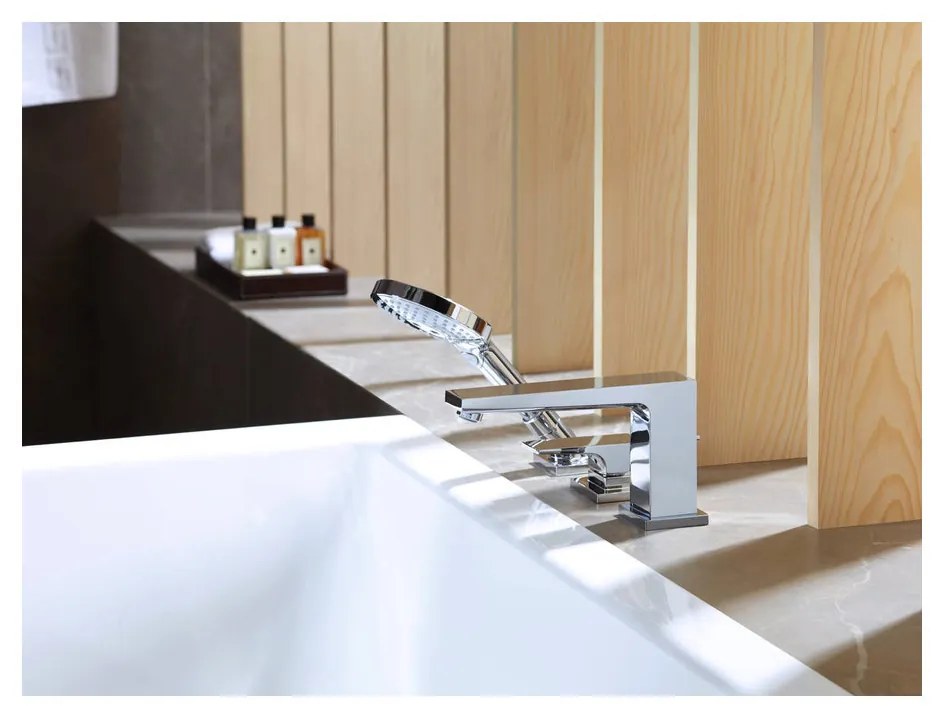 Hansgrohe Metropol, batéria na okraj vane, 3-otvorová inštalácia, chrómová, HAN-32551000